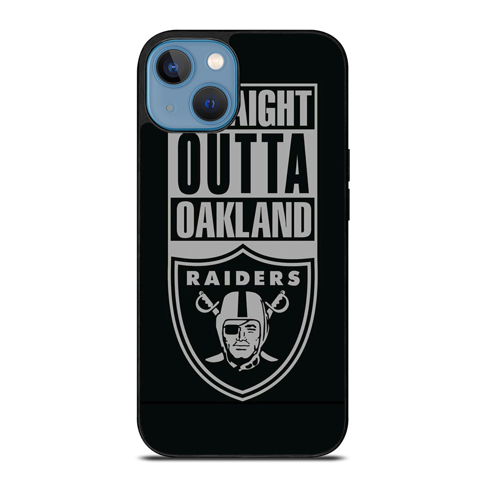 OAKLAND RAIDERS LOGO BLACK iPhone 13 Case Cover