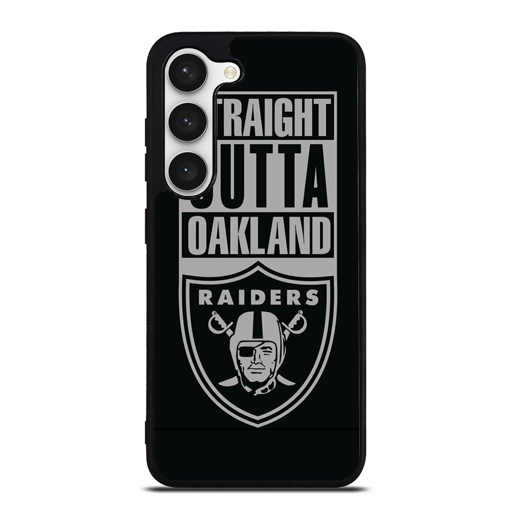 OAKLAND RAIDERS LOGO BLACK Samsung Galaxy S23 Case Cover