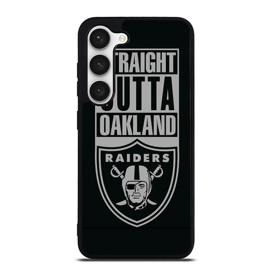 OAKLAND RAIDERS LOGO BLACK Samsung Galaxy S23 Case Cover
