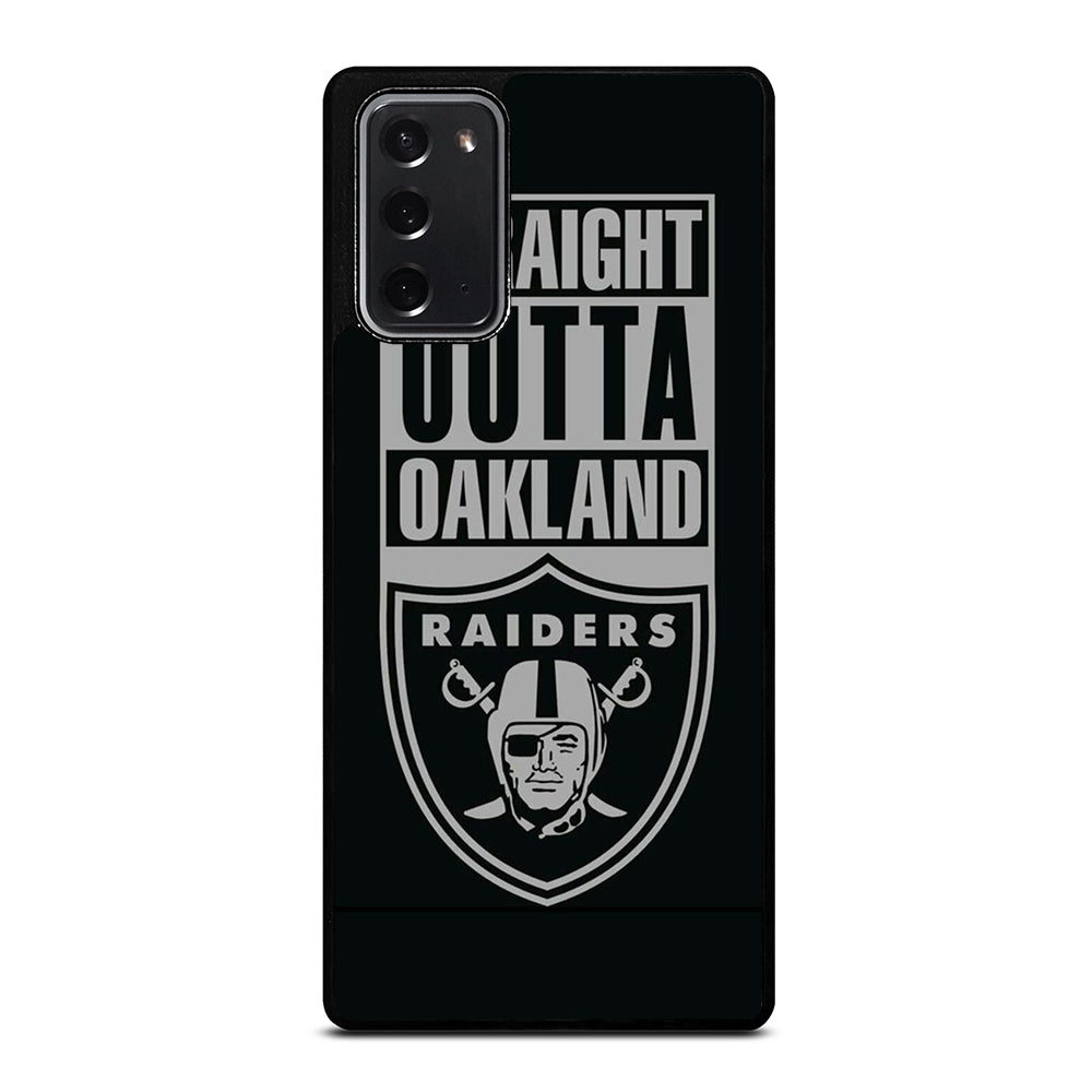 OAKLAND RAIDERS LOGO BLACK Samsung Galaxy Note 20 Case Cover