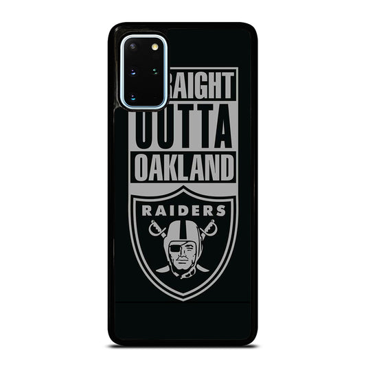 OAKLAND RAIDERS LOGO BLACK Samsung Galaxy S20 Plus Case Cover