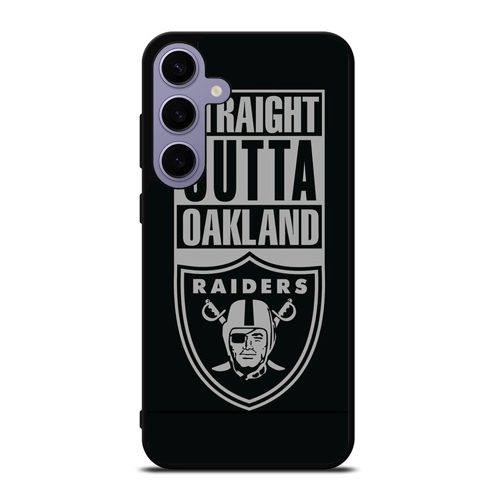OAKLAND RAIDERS LOGO BLACK Samsung Galaxy S24 Plus Case Cover
