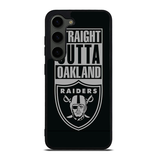 OAKLAND RAIDERS LOGO BLACK Samsung Galaxy S23 Plus Case Cover