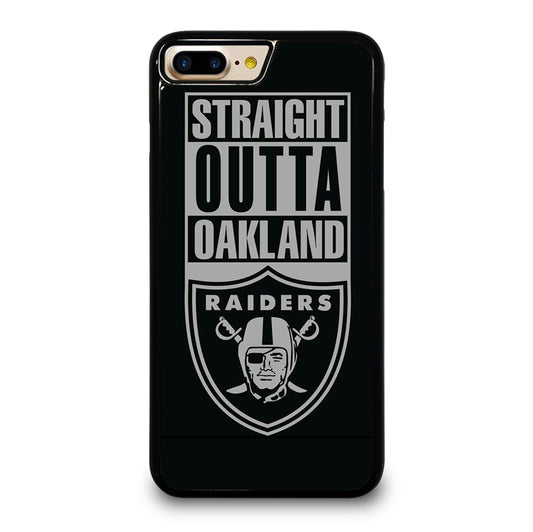 OAKLAND RAIDERS LOGO BLACK iPhone 7 / 8 Plus Case Cover