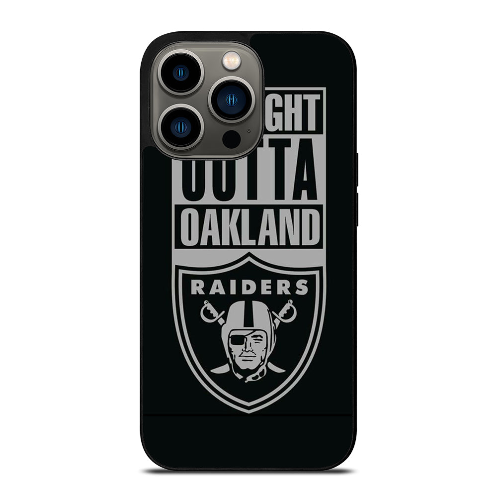 OAKLAND RAIDERS LOGO BLACK iPhone 13 Pro Case Cover