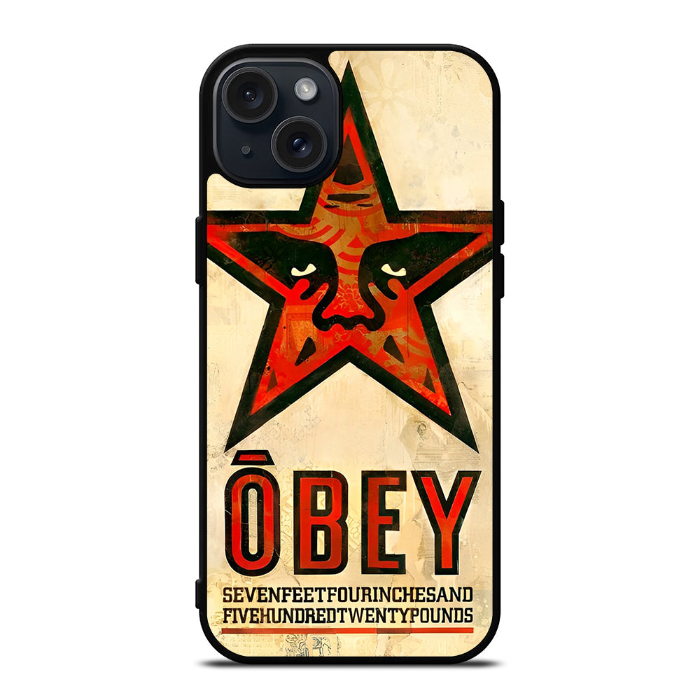 OBEY SYMBOL iPhone 15 Plus Case Cover