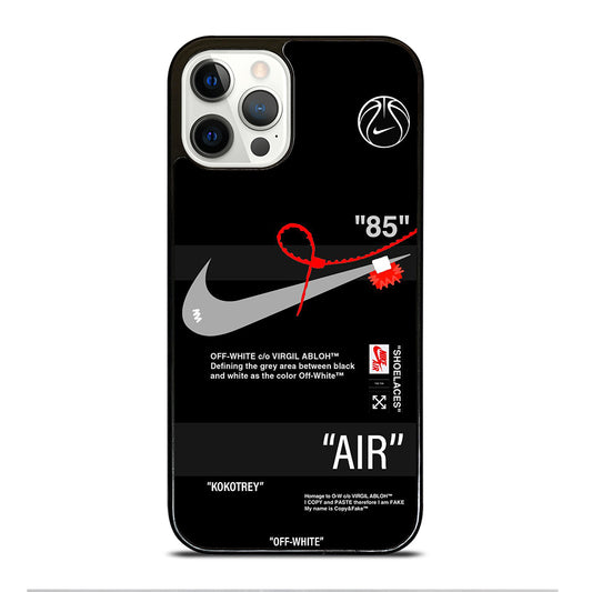 OFF WHITE NIKE iPhone 12 Pro Case Cover
