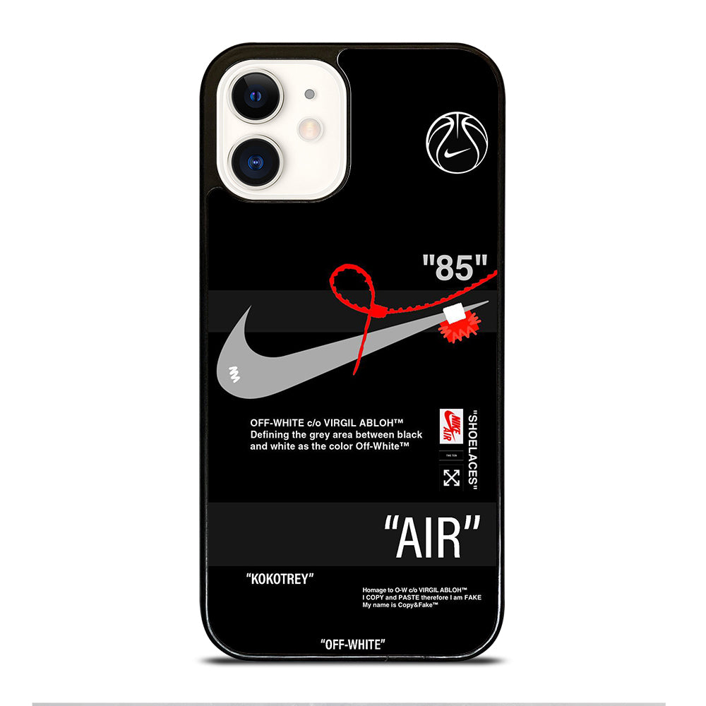 OFF WHITE NIKE iPhone 12 Case Cover