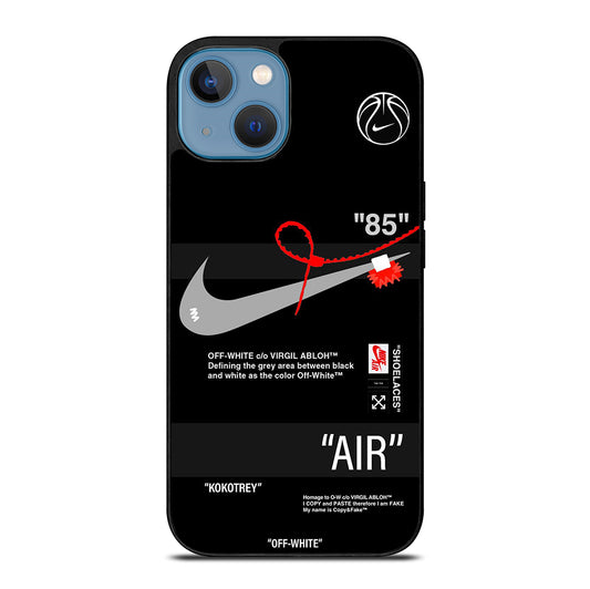 OFF WHITE NIKE iPhone 13 Case Cover