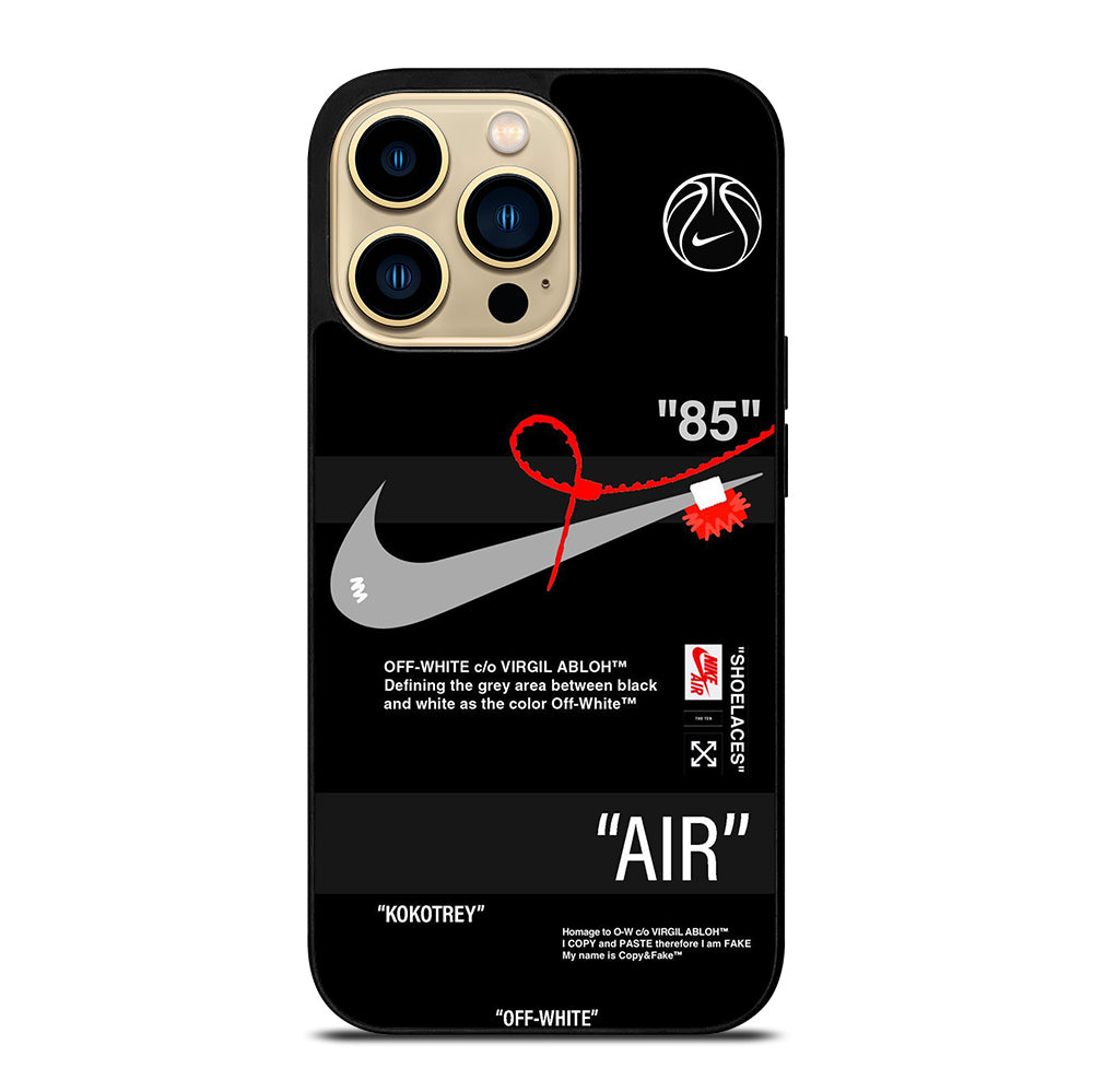 OFF WHITE NIKE iPhone 14 Pro Max Case Cover