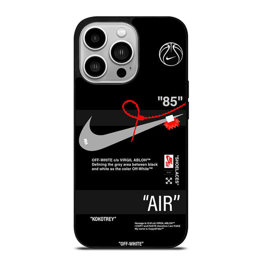 OFF WHITE NIKE iPhone 14 Pro Case Cover