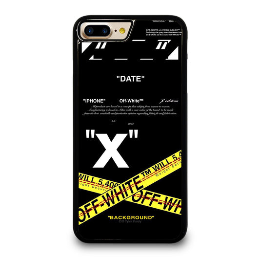 OFF WHITE YELLOW CROSS 2 iPhone 7 / 8 Plus Case Cover