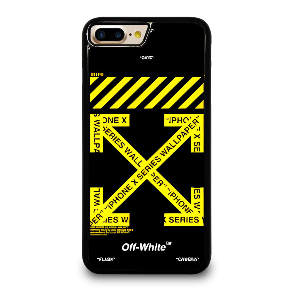 OFF WHITE YELLOW CROSS 3 iPhone 7 / 8 Plus Case Cover