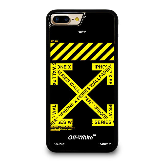 OFF WHITE YELLOW CROSS 3 iPhone 7 / 8 Plus Case Cover