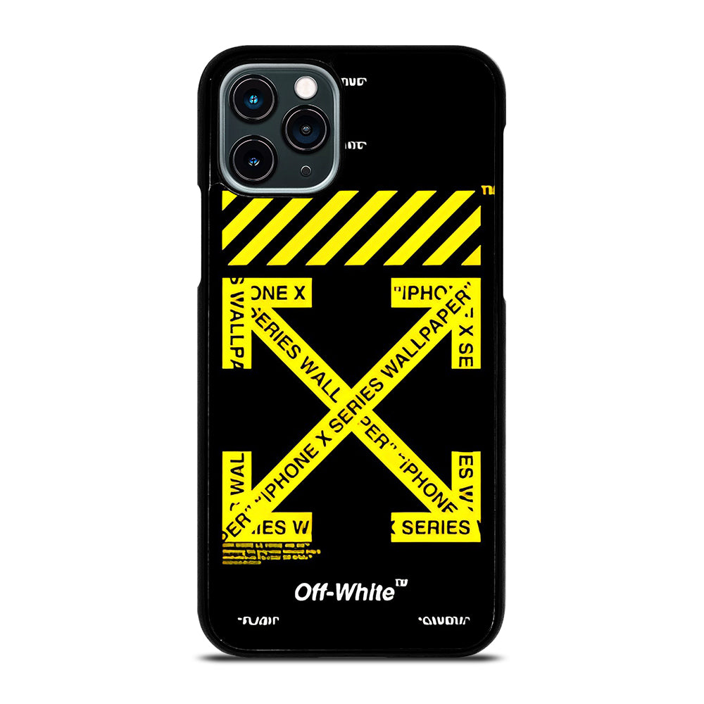 OFF WHITE YELLOW CROSS 3 iPhone 11 Pro Case Cover