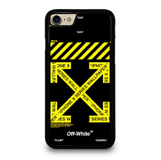 OFF WHITE YELLOW CROSS 3 iPhone 7 / 8 Case Cover