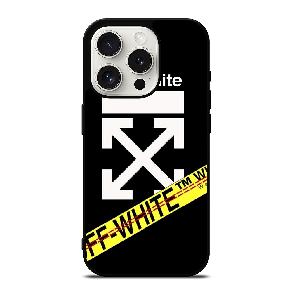 OFF WHITE iPhone 15 Pro Case Cover