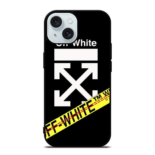 OFF WHITE iPhone 15 Case Cover
