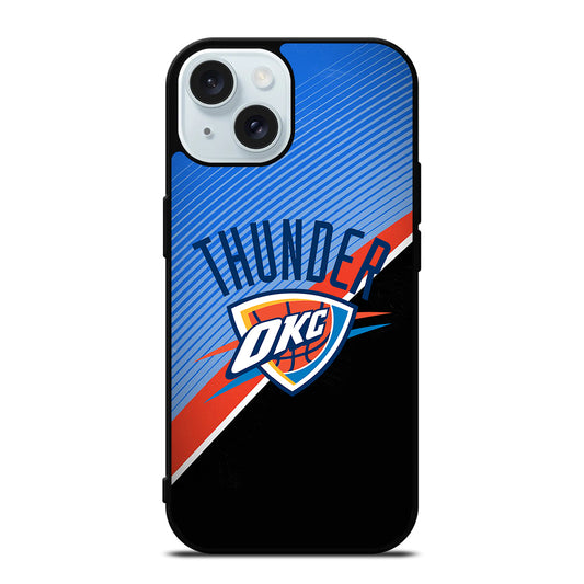 OKLAHOMA CITY THUNDER NBA ICON iPhone 15 Case Cover