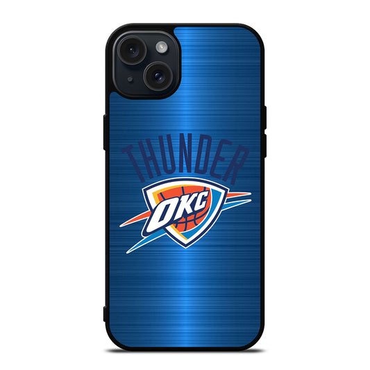 OKLAHOMA CITY THUNDER NBA LOGO iPhone 15 Plus Case Cover