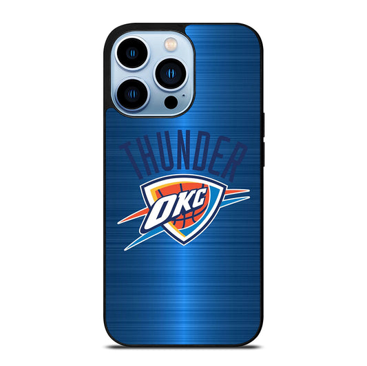 OKLAHOMA CITY THUNDER NBA LOGO iPhone 13 Pro Max Case Cover
