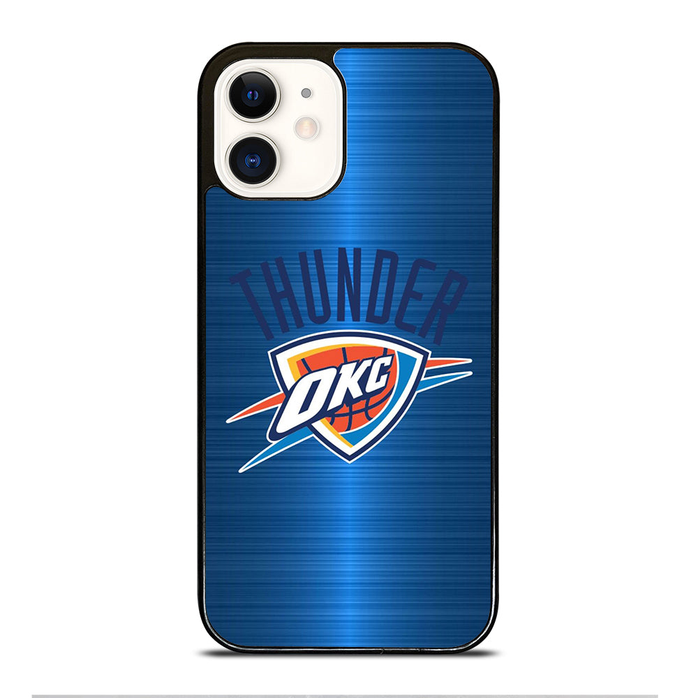 OKLAHOMA CITY THUNDER NBA LOGO iPhone 12 Case Cover