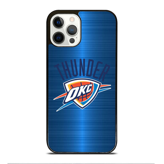 OKLAHOMA CITY THUNDER NBA LOGO iPhone 12 Pro Case Cover