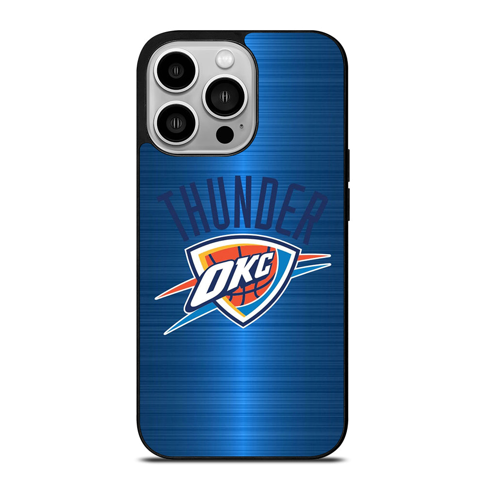 OKLAHOMA CITY THUNDER NBA LOGO iPhone 14 Pro Case Cover