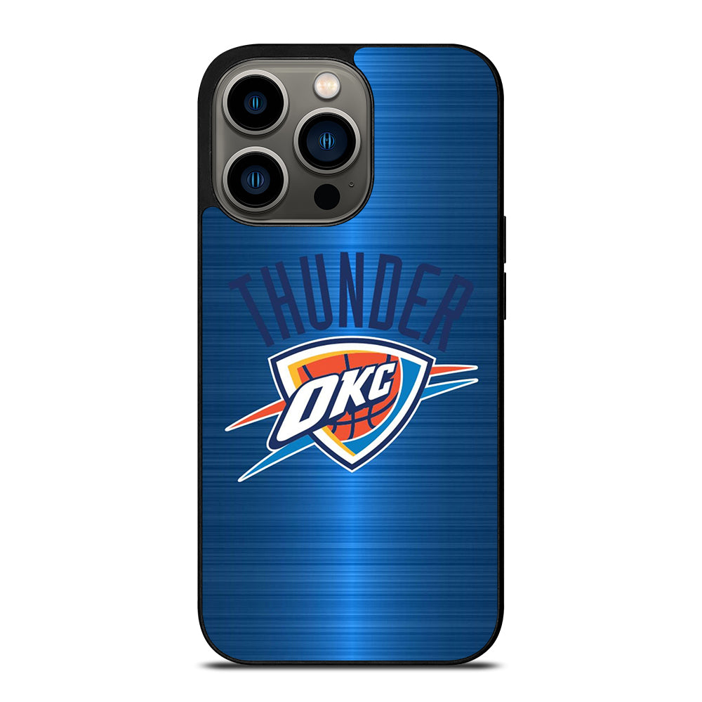 OKLAHOMA CITY THUNDER NBA LOGO iPhone 13 Pro Case Cover