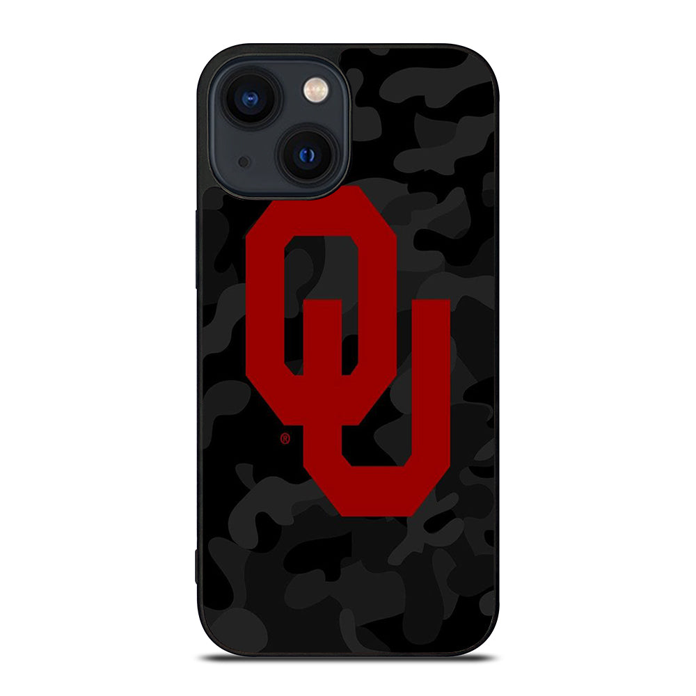 OKLAHOMA SOONERS CAMO 2 iPhone 14 Plus Case Cover