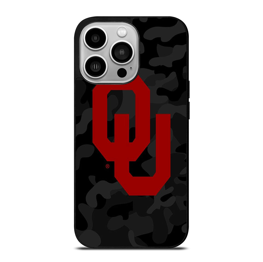 OKLAHOMA SOONERS CAMO 2 iPhone 14 Pro Case Cover