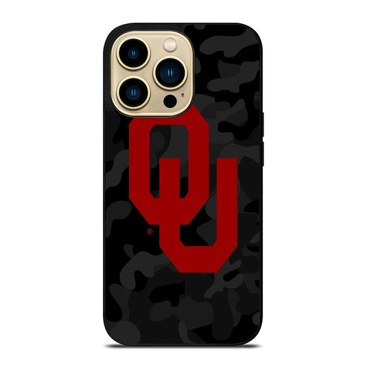 OKLAHOMA SOONERS CAMO 2 iPhone 14 Pro Max Case Cover