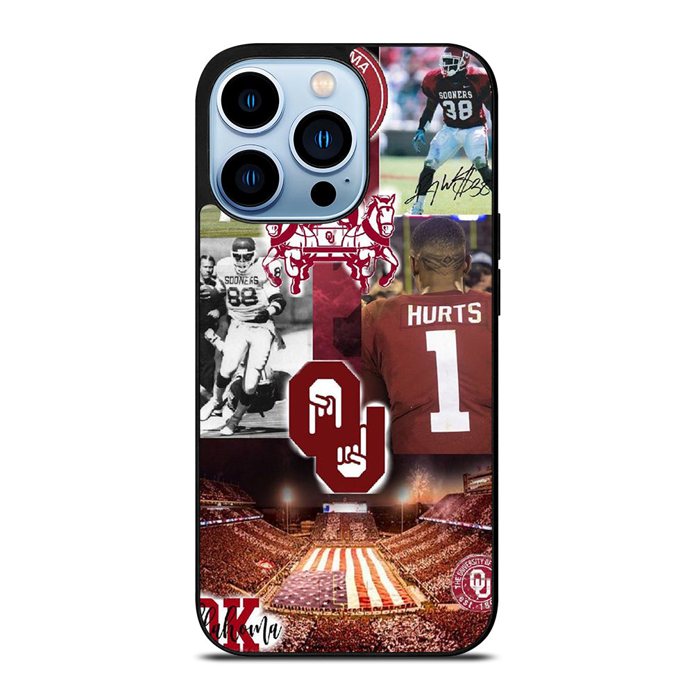 OKLAHOMA SOONERS FOOTBALL iPhone 13 Pro Max Case Cover