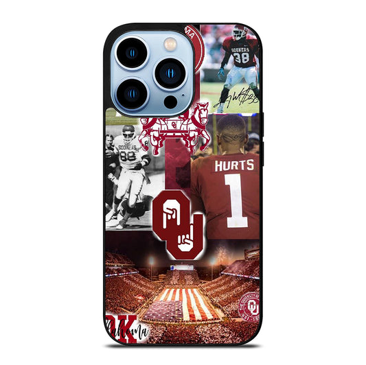OKLAHOMA SOONERS FOOTBALL iPhone 13 Pro Max Case Cover