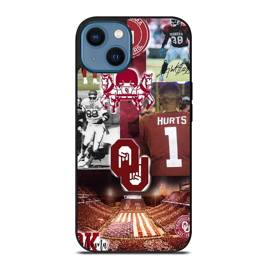 OKLAHOMA SOONERS FOOTBALL iPhone 14 Case Cover