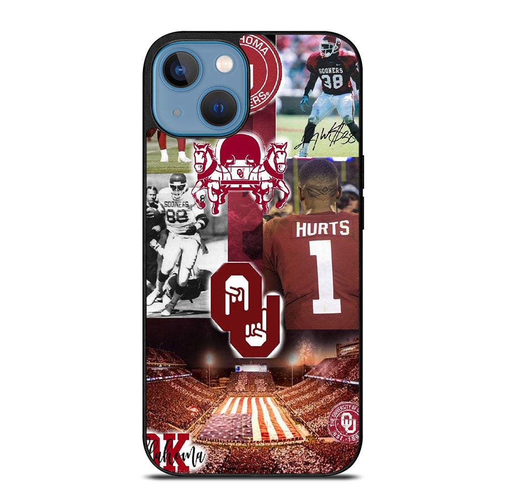 OKLAHOMA SOONERS FOOTBALL iPhone 13 Case Cover