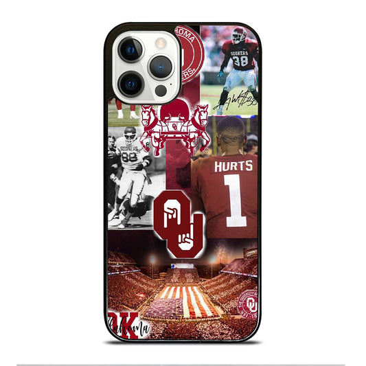 OKLAHOMA SOONERS FOOTBALL iPhone 12 Pro Case Cover