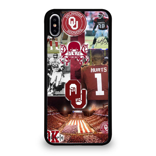 OKLAHOMA SOONERS FOOTBALL iPhone XS Max Case Cover