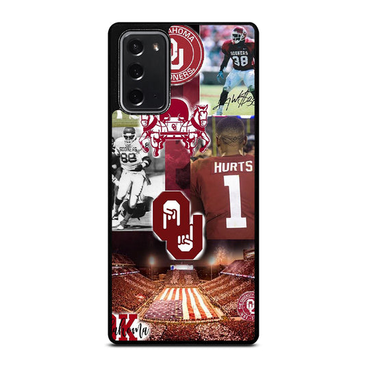 OKLAHOMA SOONERS FOOTBALL Samsung Galaxy Note 20 Case Cover