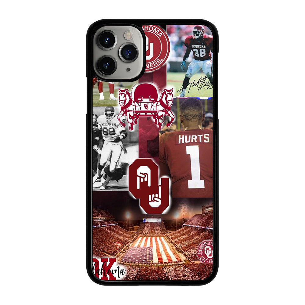OKLAHOMA SOONERS FOOTBALL iPhone 11 Pro Max Case Cover