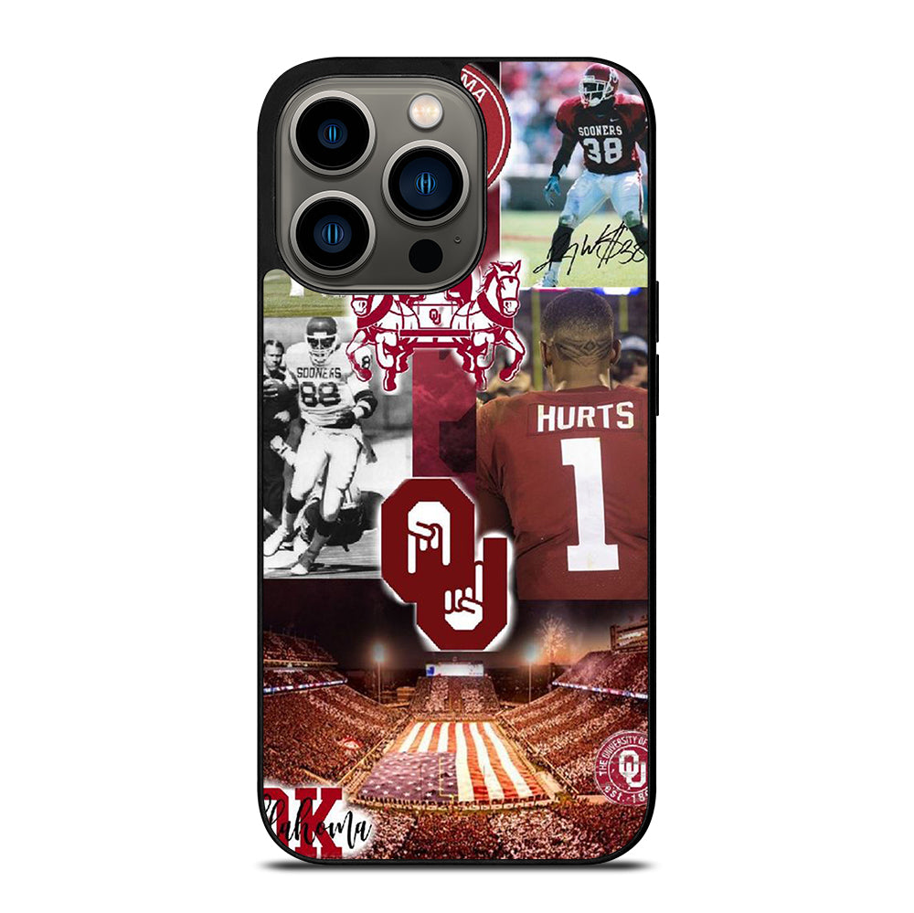 OKLAHOMA SOONERS FOOTBALL iPhone 13 Pro Case Cover