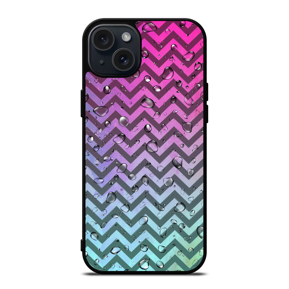 OMBRE PASTEL CHEVRON 4 iPhone 15 Plus Case Cover