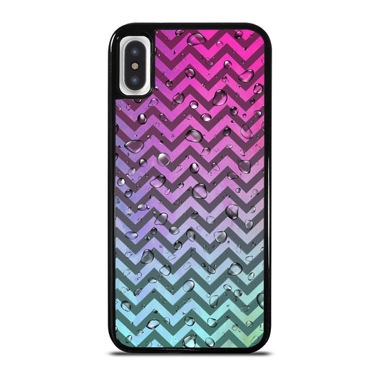 OMBRE PASTEL CHEVRON 4 iPhone X / XS Case Cover