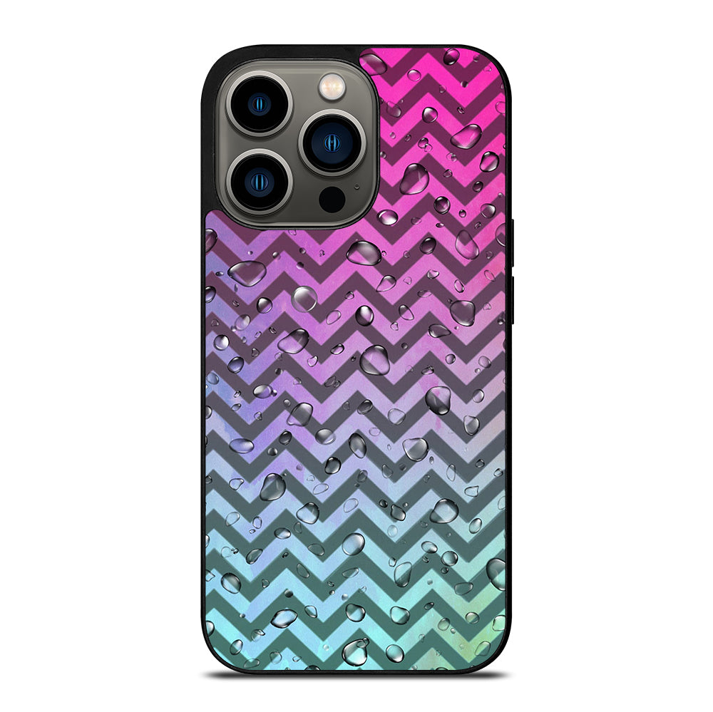 OMBRE PASTEL CHEVRON 4 iPhone 13 Pro Case Cover