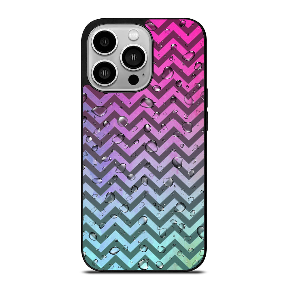 OMBRE PASTEL CHEVRON 4 iPhone 14 Pro Case Cover