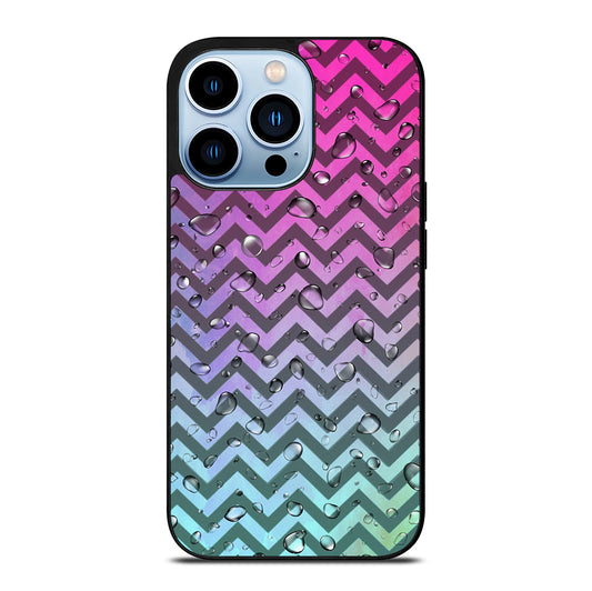 OMBRE PASTEL CHEVRON 4 iPhone 13 Pro Max Case Cover