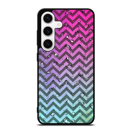 OMBRE PASTEL CHEVRON 4 Samsung Galaxy S24 Case Cover