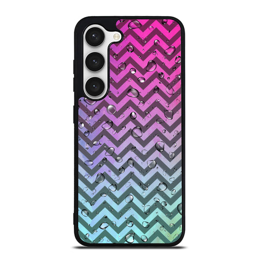 OMBRE PASTEL CHEVRON 4 Samsung Galaxy S23 Case Cover