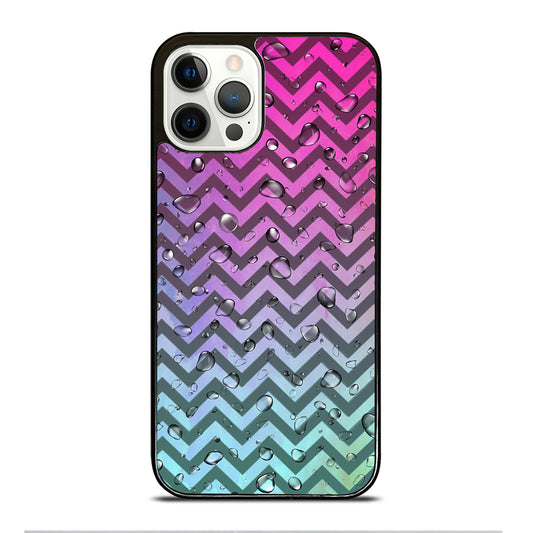 OMBRE PASTEL CHEVRON 4 iPhone 12 Pro Case Cover