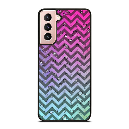 OMBRE PASTEL CHEVRON 4 Samsung Galaxy S21 Case Cover